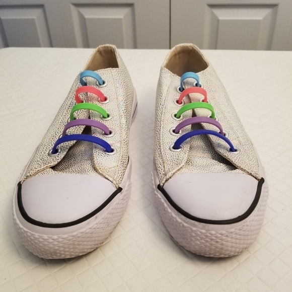 Airwalk Women's Shoe Size 8 Legacee Multicolor Texture Pearl White  Sneaker - Picture 1 of 6